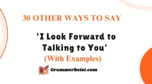 30 Other Ways to Say ‘I Look Forward to Talking to You’ (With Examples)