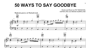 50 ways to say goodbye chords